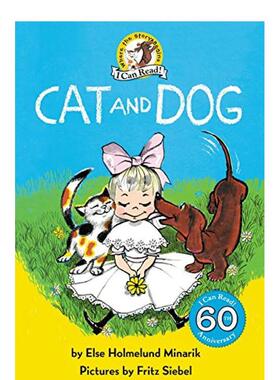 【现货】【MyFirstICanRead!】CatandDog，猫和狗英文儿童分阶阅读图书适合3-6岁Else Holmelund Minarik
