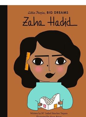 【现货】【小人物大梦想】扎哈·哈迪德Zaha Hadid【Little People, Big Dreams】英文进口原版儿童绘本图书Maria Isabel Sanchez