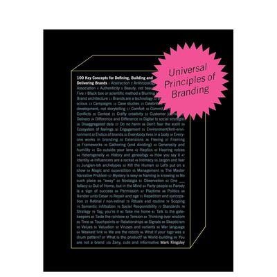 【预售】品牌塑造的通用原则： 定义、打造和交付品牌的 100 个关键概念（卷6） Universal Principles of Branding 英文原版图书