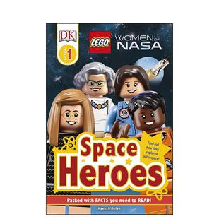 Space 颂扬科学 现货 Heroes NASA Women 技术 进口 乐高美国宇航局太空英雄女性 DK出版 Dolan 英文原版 LEGO 系列DK Hannah