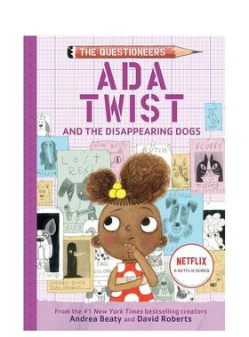 【预售】梦想行动派：艾达· Twist和失踪的狗狗 【The Questioneers】ADA Twist and the Disappearing Dogs 英文进口原版儿童绘