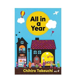 All 一年内 儿童绘本图书Berbay Year英文进口原版 预售