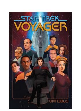 【预售】星际迷航：航海家号合集 Star Trek: Voyager Omnibus英文漫画进口原版图书外文正版Dave Baker  Paul Allor  Angel Hern