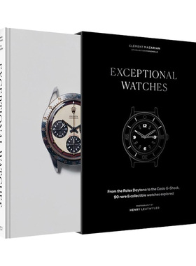 【现货】非凡腕表：90款罕见手表收藏 劳力士戴托纳Exceptional Watches英文进口原版珠宝首饰图书Clément Mazarian外文