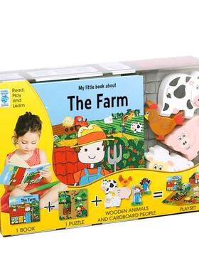 【预售】我的小小书：农场My little book about The Farm英文进口原版儿童趣味图书Globe Publishing3-6岁