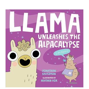 Unleashes Alpacalypse英文儿童图书籍进口原 第二卷 Book Volume Llama 羊驼之书 ：羊驼释放羊驼灾难A the 预售
