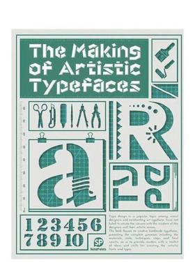 【现货】【善本出版】手工字体制作书 The Making of Artistic Typefaces 字体设计 平面设计 英文原版
