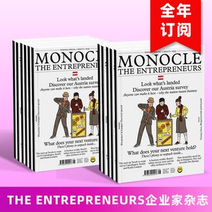 Entrepreneurs The 年订1期G085商业策略创业者故事访谈行业趋势杂志杂志期刊 图书籍 英文原版 订阅