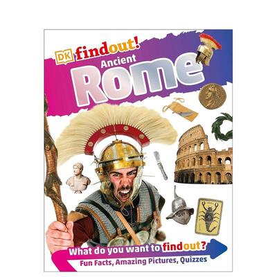 【预售】DKfindout！ Ancient Rome古罗马 英文进口原版儿童故事图书 DK