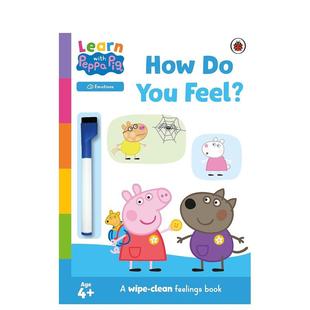 Feel?英文儿童图书籍进口原版 6岁 Learn How Peppa 你感觉如何？ with Ladybird3 You 预售