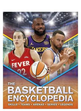 【预售】篮球百科全书 Basketball Encyclopedia英文进口原版儿童绘本百科图书Eric Rynston-Lobel Kathleen Gier Alicia William