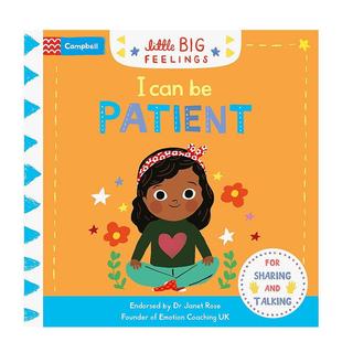 Big Can 预售 Little 自我认知 Book 6岁 Feelings 我可以有耐心 Patient英文进口原版 情绪管理Campbell 儿童绘本图书3