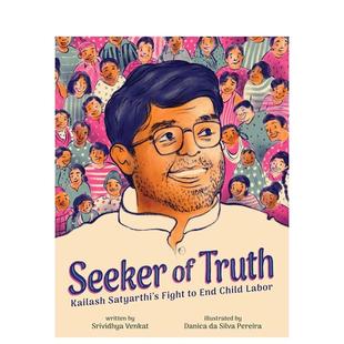 Seeker Truth英文进口原版 bee 真理追寻者 儿童绘本图书little books人物传记 现货