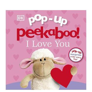 预售 儿童图书3 我爱你I You英文进口原版 6岁立体书DK Love