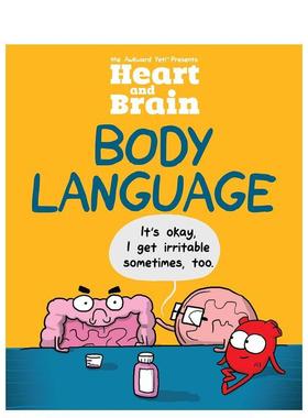 【现货】【Nick Seluk】心与脑：肢体语言Heart and Brain: Body Language英文漫画进口原版外文图书籍Nick Seluk