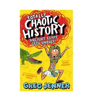 历史 Jenner外文正 12岁Greg Ancient 预售 完全混乱 Egypt Totally 古埃及 英文图书青少年读物9岁 Chaotic 进口原版 History