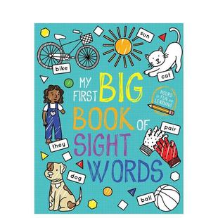 First 预售 涂色启蒙书：视力单词My Bee 6岁 儿童趣味图书Little Big 我 Sight Coloring Book Books3 Words英文进口原版