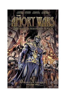 【预售】阿莫里战争：明日无界 卷2The Amory Wars: No World for Tomorrow Vol. 2英文漫画进口原版图书籍Claudio Sanchez  Chon