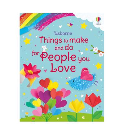 【预售】为所爱之人而做的事Things to Make and Do for People You Love英文进口原版儿童趣味图书Kate Nolan3-6岁