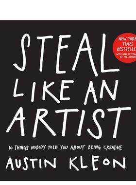 【预售】【翰德图书】偷师学艺 十周年礼盒版 Steal Like an Artist 10th 英文原版图书籍进口正版 Austin Kleon 心灵/励志
