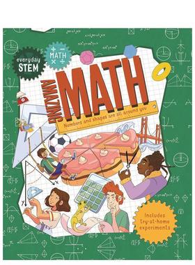 【预售】【日常 STEM】数学——应用数学【Everyday STEM】Math—Applied Math英文进口原版儿童图书青少年读物Editors of Kingfi