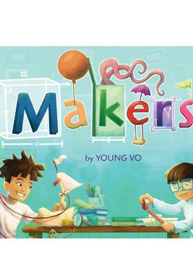 【现货】制造者Makers英文进口原版儿童绘本图书6-9岁Young Vo