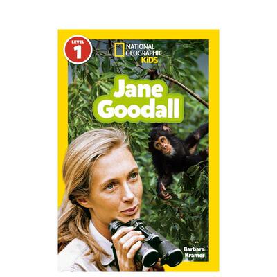【预售】【美国国家地理儿童读物】1级：珍古道尔（平装）Jane Goodall National Geographic Kids Readers英文进口原版儿童分阶阅