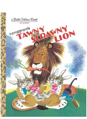 【现货】茶色瘦狮子【Little Golden Book】Tawny Scrawny Lion英文儿童图书籍进口原版Golden Books6-9岁