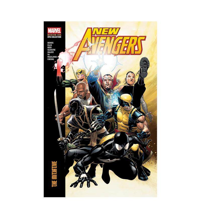NEW AVENGERS MODERN ERA EPIC COLLECTION: THE INITIATIVE 新复仇者联盟现代史诗合集：创举/内战/集合 英文进口原版漫画漫威