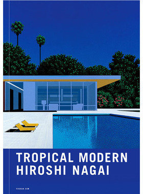 【现货】【翰德图书】TROPICAL MODERN，永井博 热带现代风格风景画 日文原版图书籍进口正版 复刊ドットコム 永井博 插画作品集