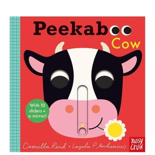 滑滑乐机关书 Peekaboo Reid3 预售 6岁 儿童趣味图书Camilla 躲猫猫：奶牛 英文进口原版 Cow