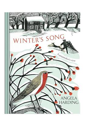 【预售】【Angela Harding季节版画四部曲】冬之歌谣 Winter's Song英文进口原版艺术插画原画设定集 自然插画 便携开本Angela Ha