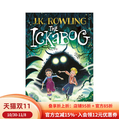 【预售】【JK罗琳】伊卡博格 畅销童话书（精装） The Ickabog The bestselling fairytale 英文进口原版儿童故事图书J.K. Rowling