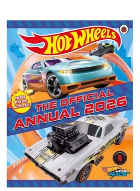 2026年官方风火轮年刊The Official Hot Wheels Annual 2026/让我们一起赛车/飙车/Hot Wheels系列 英文原版儿童读物图书