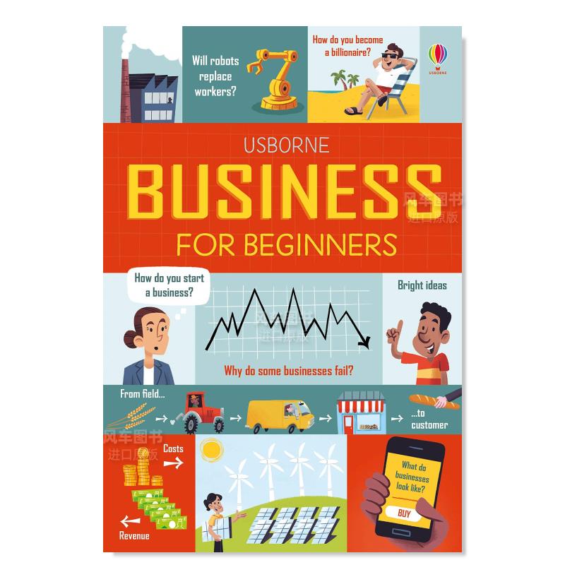【现货】【少年商学院】商学 【For Beginners】Business英文青少年读物原版图书外版进口书籍Lara Bryan, Rose Hall, Kellan Sto