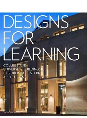 【预售】学习设计图书：学院与大学建筑 Designs for Learning 英文进口原版建筑设计图书Robert A.M. Stern