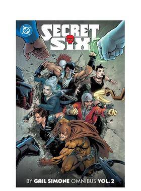 【预售】DC秘密六  综合卷2 Secret Six by Gail Simone Omnibus Vol. 2 英文漫画进口原版正版图书籍Gail Simone