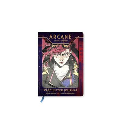【预售】英雄联盟双城之战：维克托笔记簿 Arcane Sculpted Journal: VI 原版笔记本NotebookInsight Editions