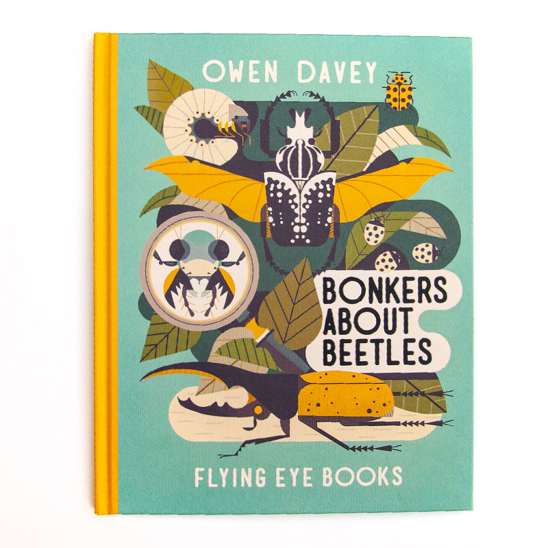 【预售】【Owen Davey Animal Series】Bonkers About Beetles【欧文·戴维动物系列】甲虫狂想 儿童益智启蒙故事绘本 英文原版图