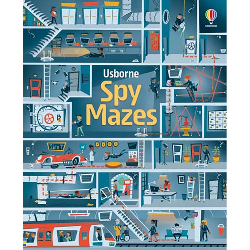 【现货】Spy Mazes，侦探迷宫 英文原版图书进口正版  儿童趣味益智启蒙绘本 书籍/杂志/报纸 儿童读物原版书 原图主图