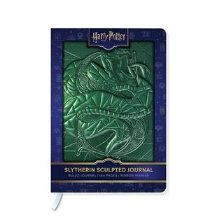【预售】哈利波特浮雕学院笔记本 斯莱特林 Harry Potter Sculpted Journal: Slytherin 哈迷礼物 文创 英文进口原版 Insight Edi