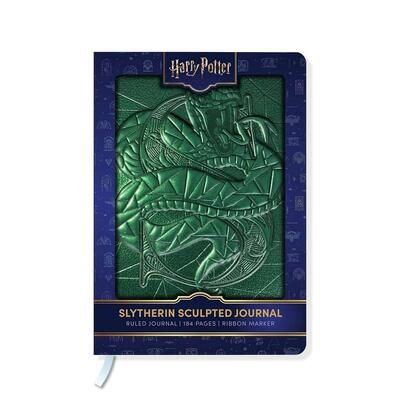 【现货】哈利波特浮雕学院笔记本 斯莱特林 Harry Potter Sculpted Journal: Slytherin 哈迷礼物 文创 英文进口原版 Insight Edi