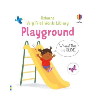 Library Oldham 启蒙单词馆 6岁自然拼读Matthew 儿童图书3 Playground英文进口原版 Words First 关于操场Very 现货