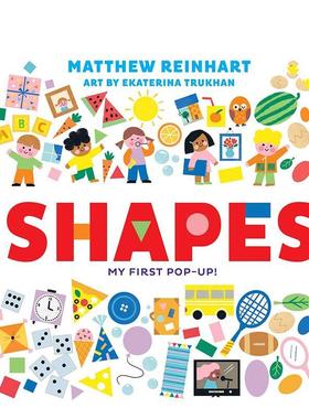 【现货】形状：我的立体书SHAPES: MY FIRST POP-UP!【Pop Magic】英文进口原版儿童图书3-6岁立体书Ekaterina Trukhan
