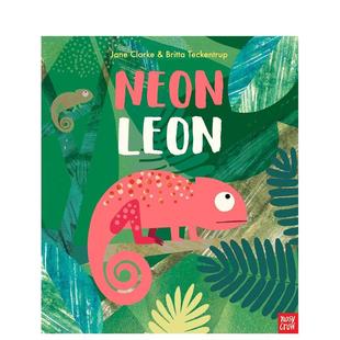 平装 版 6岁Jane 现货 Clarke人际关系 儿童绘本图书3 霓虹灯莱昂 LEON英文进口原版 NEON
