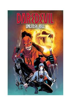 【现货】夜魔侠：地狱倾巢 - 血戮版 Daredevil: Unleash Hell - Red Band英文漫画进口原版图书外文正版Paulo Siqueira