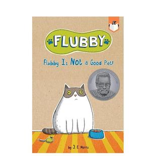 FLUBBY 现货 FLUBBY不是一个好宠物 9岁MORRIS 章节书儿童图书籍6 大懒猫费洛比 PET GOOD NOT 英文进口原版