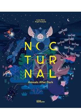 【预售】夜行动物Nocturnal 英文进口原版儿童绘本图书 3-6岁 Little Gestalten 动物生态环保