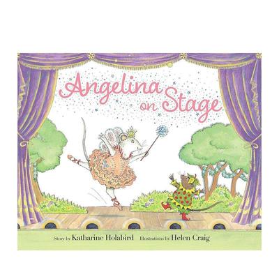 【预售】舞台上的安吉丽娜【Angelina Ballerina】Angelina on Stage英文儿童图书籍进口原版Little simon3-6岁