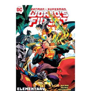 Elementary 蝙蝠侠 Batman 卷3：初学者 World 英文进口原版 Vol. 超人 Finest 书籍DC 漫画正版 Superman 现货